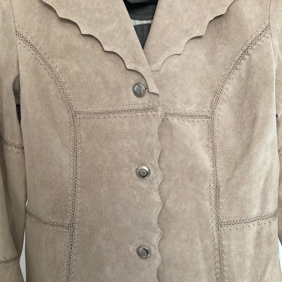 Leather jacket Pamela McCoy XS vintage - Picture 4 of 12